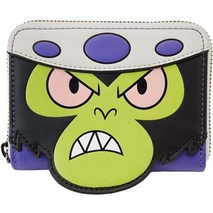 NWT Loungefly Powerpuff Girls Mojo Jojo Cosplay Zip Around Wallet